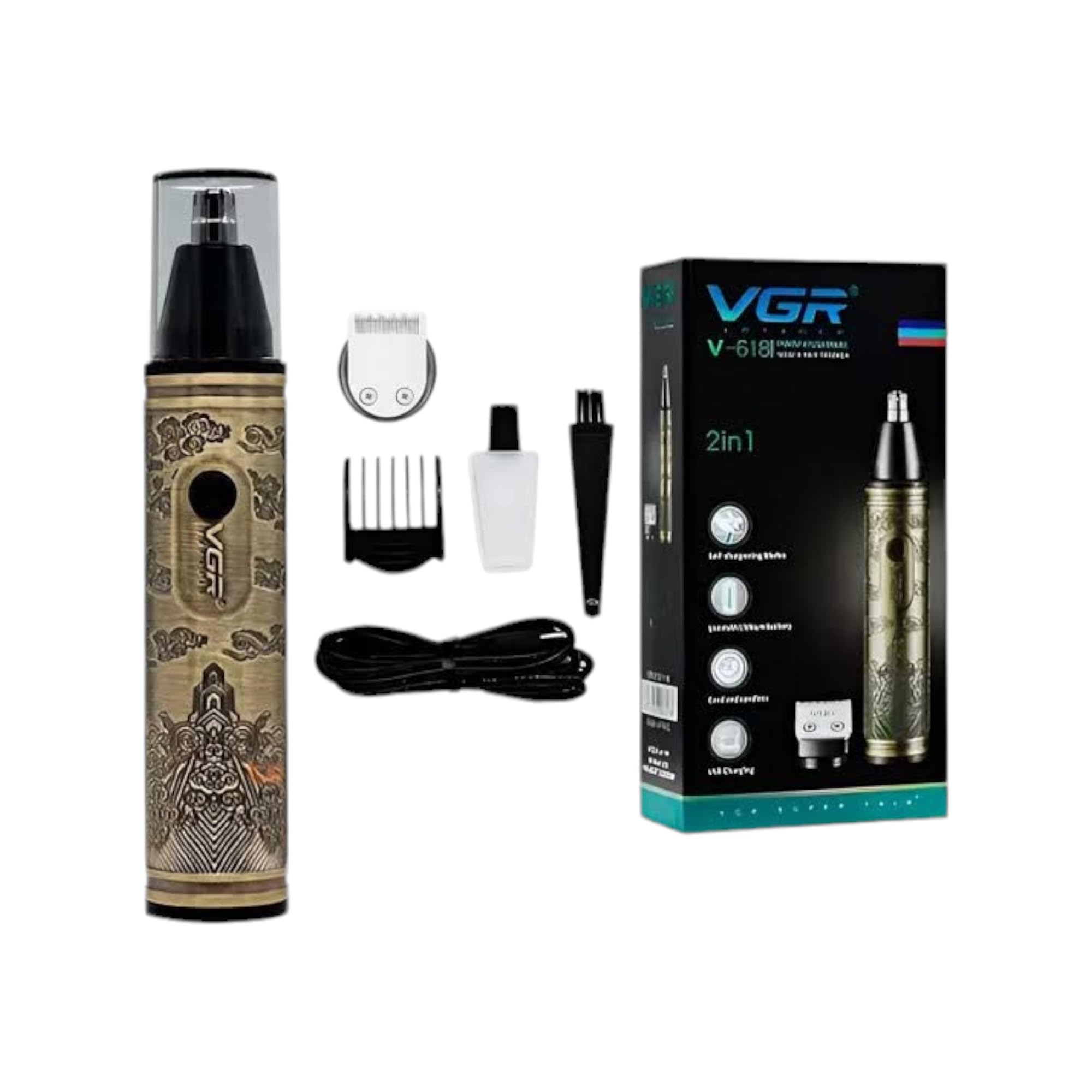 موزن گوش و بینی ۲ کاره وی جی ار مدل V-618