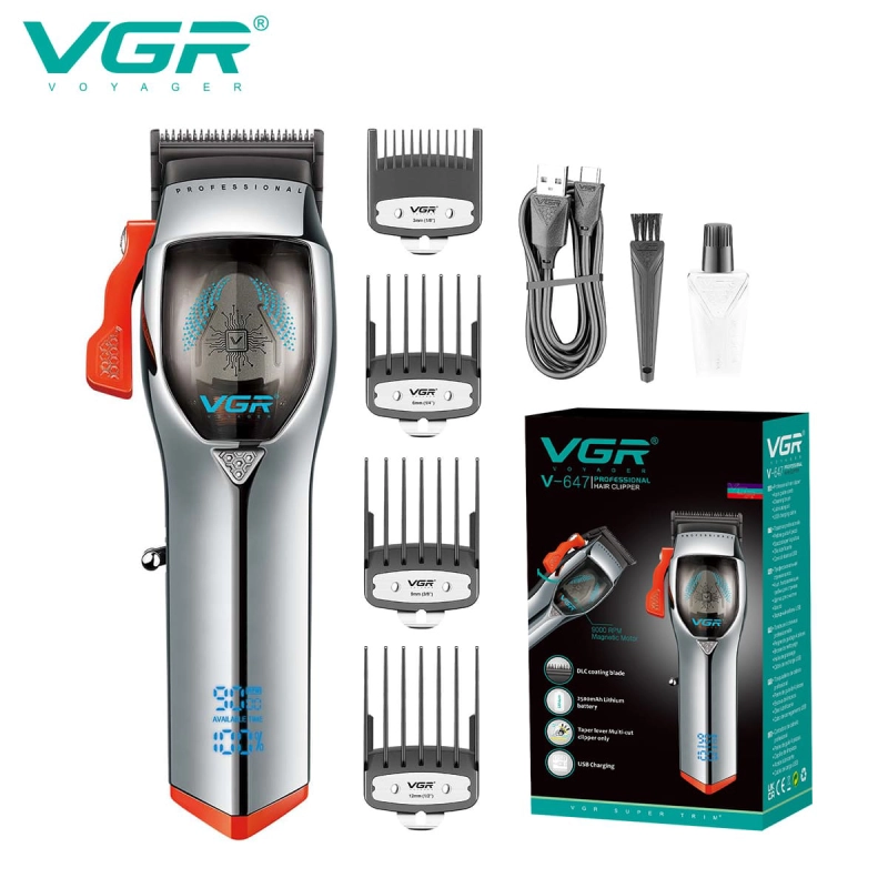 ماشین اصلاح سر و صورت وی جی ار مدل V-647