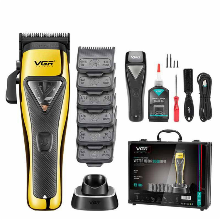 VGR hair clipper V015 accessories set