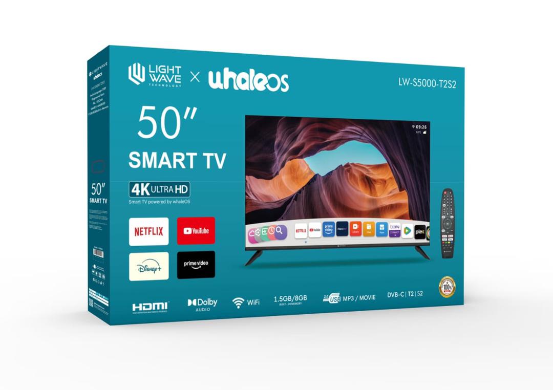 تلویزیون ۵۰ اینچ لایت ویو مدل LW-S5000-T2S2