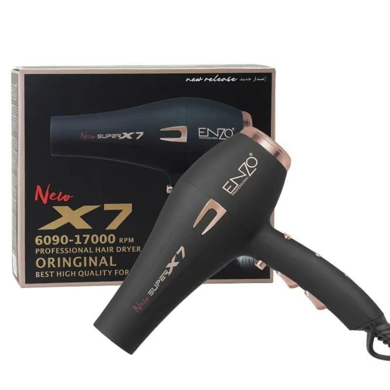 سشوار حرفه ای انزو مدل New Super X7
