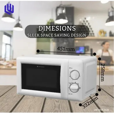 مایکروویو لایتویو مدل LW-MW-K20 ظرفیت 20 لیتر
