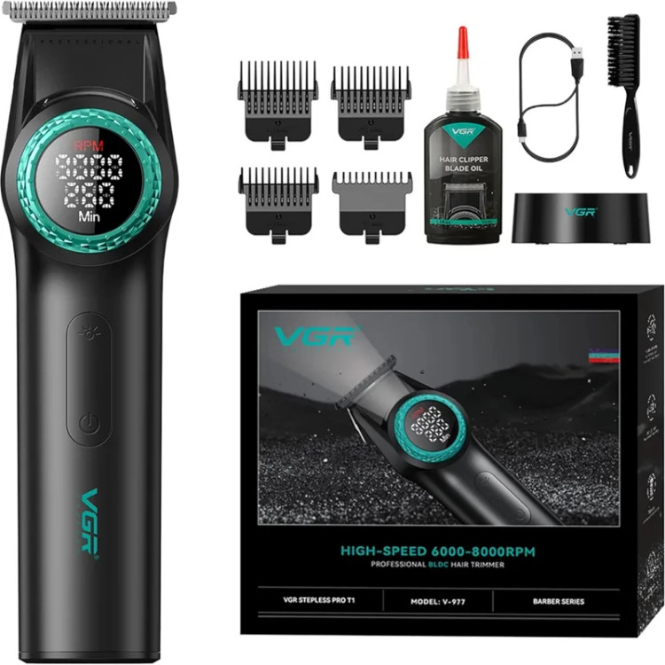 ماشین اصلاح موی سر و صورت وی جی ار مدل V-977