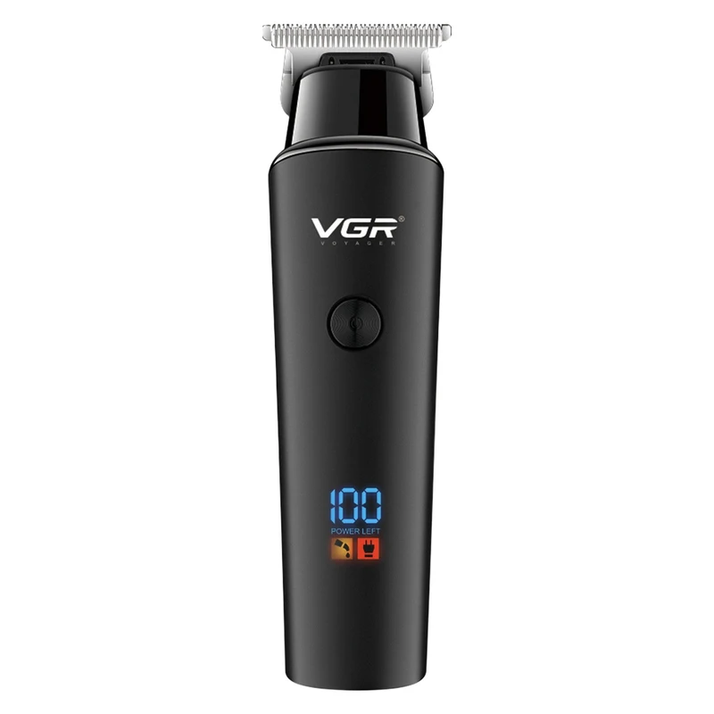 ماشین اصلاح موی سر و صورت VGR V-937 با نمایشگر LED و تیغه T-Blade