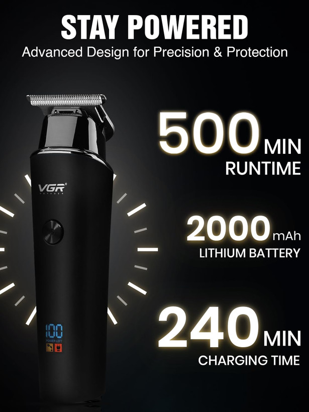 ماشین اصلاح موی سر و صورت وی جی آر مدل V-937