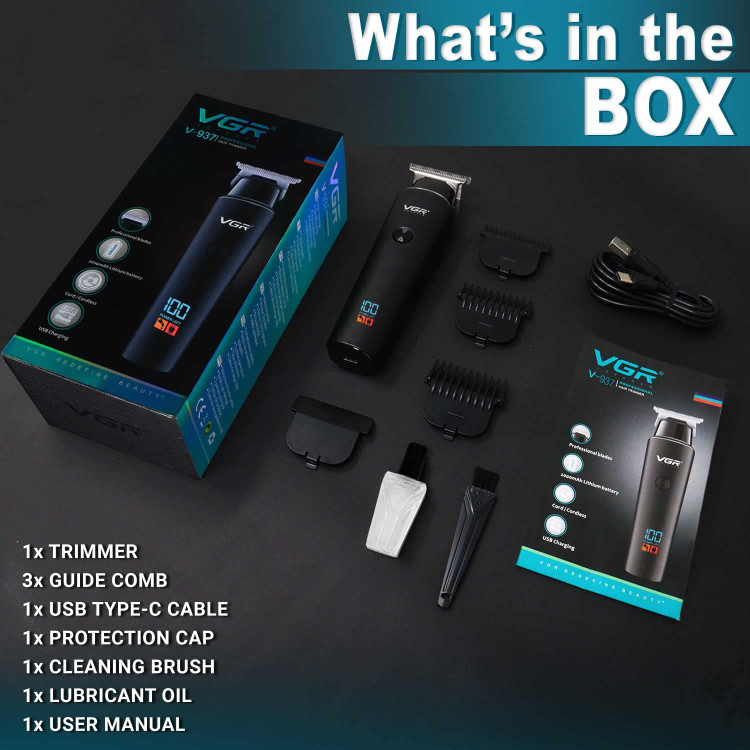 ماشین اصلاح موی سر و صورت وی جی آر مدل V-937