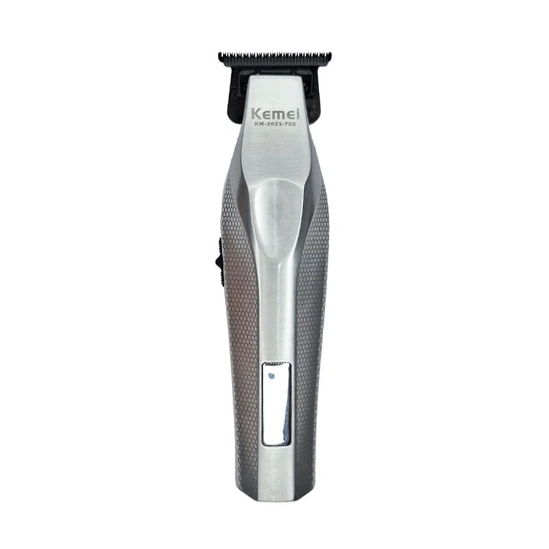 ماشین اصلاح موی سر و صورت KEMEI KM-3023-702 با بدنه تمام فلزی و موتور 9000 دور