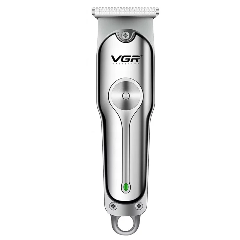 ماشین اصلاح صورت و ریش VGR V-071 شارژی با بدنه فلزی و تیغه استیل
