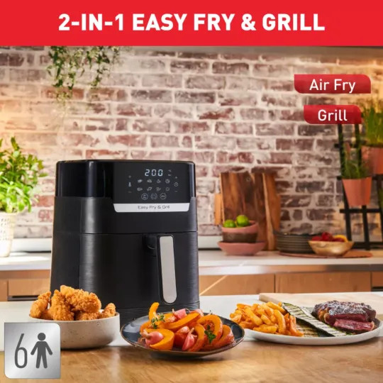 سرخ کن بدون روغن و گریل تفال مدل EY505827