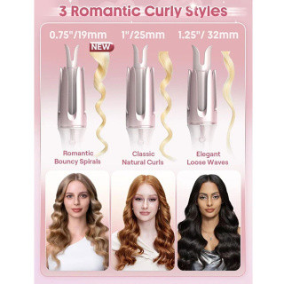 فر کننده و حالتدهنده مو شیگلم مدل Cupids Charm One-Touch 25mm