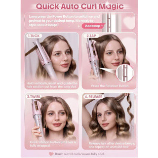فر کننده و حالتدهنده مو شیگلم مدل Cupids Charm One-Touch 25mm