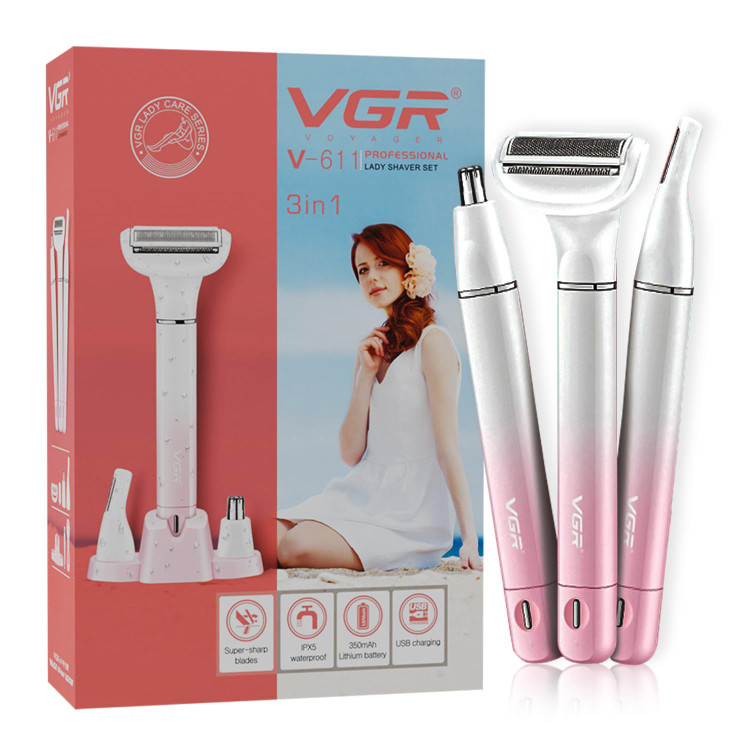 موزن و شیور چندکاره بانوان وی جی ار مدل V-611 Professional